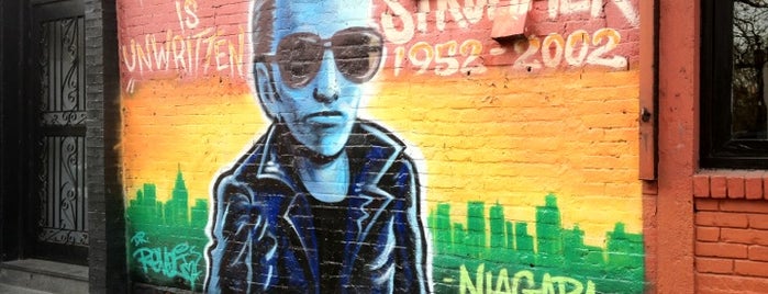 Joe Strummer Mural is one of NYC Ride.