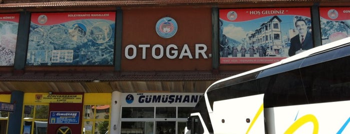 Gümüşhane Şehirler Arası Otobüs Terminali is one of สถานที่ที่ K G ถูกใจ.