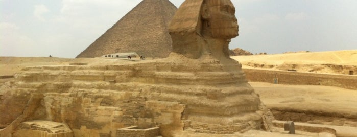 Great Sphinx of Giza is one of Top 10 Foursquare Check in Online List.