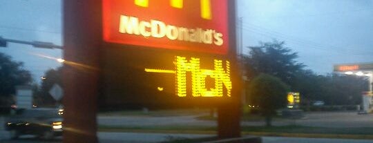McDonald's is one of Places I go.