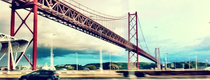 Bridge of the 25th April is one of Lisbon Favorites.