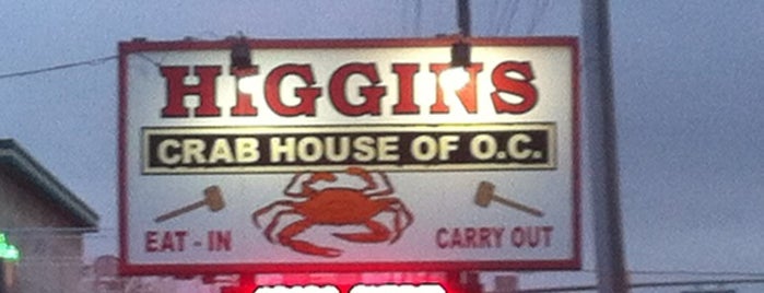 Higgins Crab House is one of Ocean City, MD.