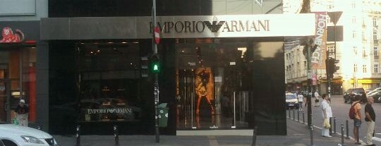 Emporio Armani is one of My favorites for Clothing Stores.