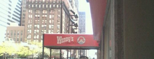 Wendy's is one of Grabbing Lunch on the Go in Chicago's Loop.