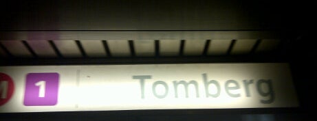Tomberg (MIVB) is one of Belgium / Brussels / Subway / Line 1.