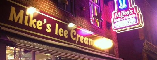 Mike's Ice Cream & Coffee Bar is one of Nashville Good Eats.