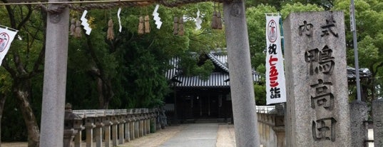 鴨高田神社 is one of 式内社 河内国.
