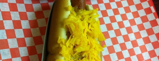 Fab Hot Dogs is one of "Diners, Drive-Ins & Dives" (Part 1, AL - KS).