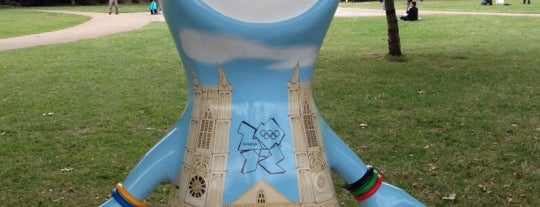 Westminster Abbey Wenlock is one of Red Olympic Discovery Trail.
