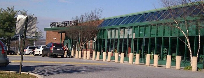 Cockeysville Library is one of The Essential Timonium and Cockeysville List.