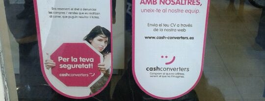 Cash Converters is one of Ofertas de Trabajo Comercios Barcelona.