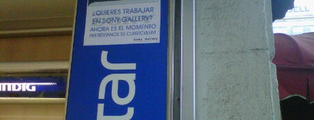 Sony Gallery is one of Ofertas de Trabajo Comercios Barcelona.