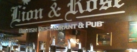 The Lion & Rose British Restaurant & Pub is one of Tempat yang Disukai Rey.