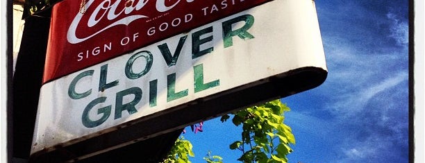 Clover Grill is one of seen onscreen.