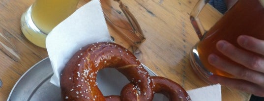 Spritzenhaus 33 is one of The 15 Best Places for Pretzels in Brooklyn.