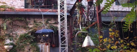 Szimpla Kert is one of 100 great bars - Lonely Planet 2011.