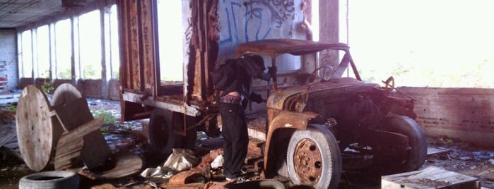 Packard Plant is one of Detroit in Ruins.