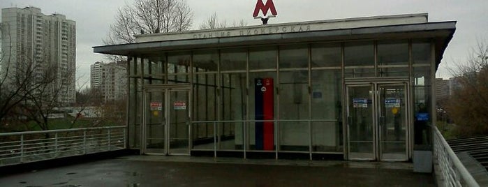 Метро Пионерская is one of Московское метро | Moscow subway.