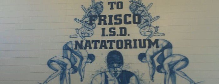 Frisco ISD Natatorium is one of Lieux qui ont plu à Joe.