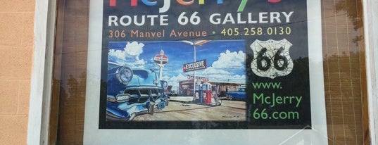 Mcjerrys Route 66 Gallery is one of Lugares favoritos de BP.