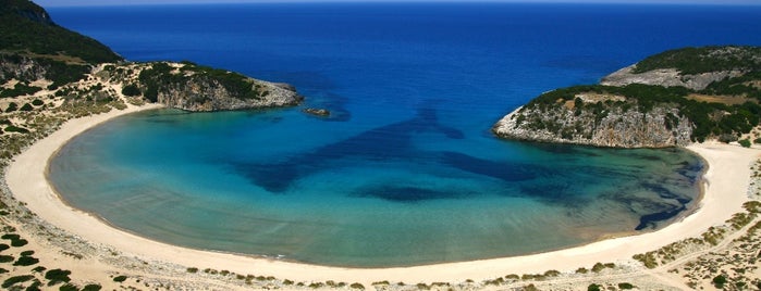 Voidokoilia Beach is one of Grécia.
