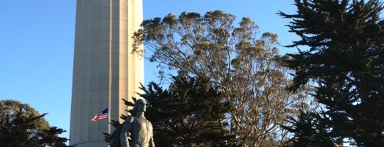 Coit Tower is one of SF City Guides Tours of San Francisco.
