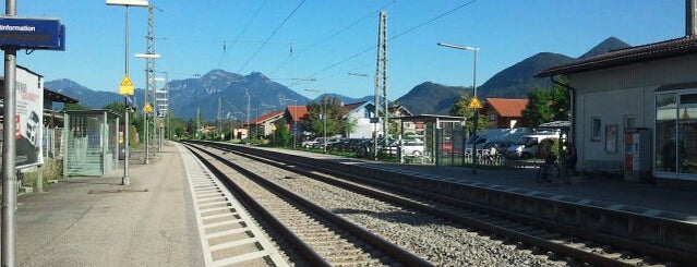 Bahnhof Bernau a. Chiemsee is one of Tempat yang Disukai Mark.