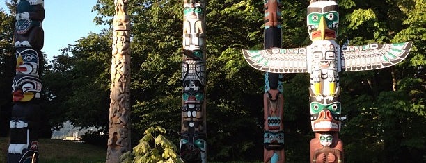Totem Poles in Stanley Park is one of vancouver / island.