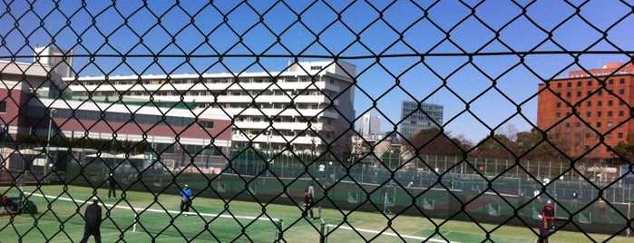国立競技場西テニス場 is one of Tennis Courts in and around Tokyo.