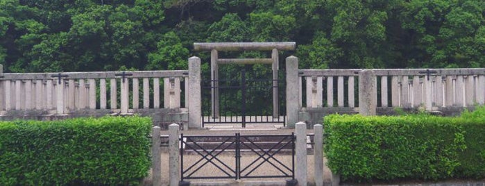 宣化天皇 身狹桃花鳥坂上陵 (鳥屋ミサンザイ古墳) is one of 天皇陵.