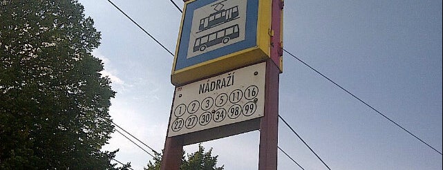 Nádraží (tram, bus) is one of Tramvaje Liberec.
