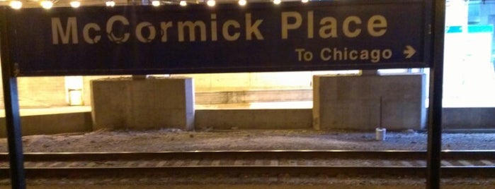 Metra - McCormick Place is one of The 7 Best Places for Train Stations in Chicago.