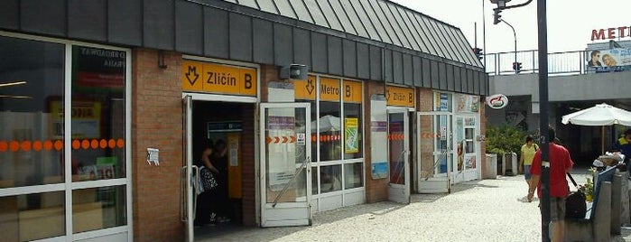 U-Bahn =B= Zličín is one of Metro B.