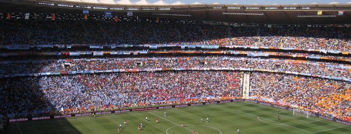 FNB Stadium is one of I visited the Stadiums in the World.