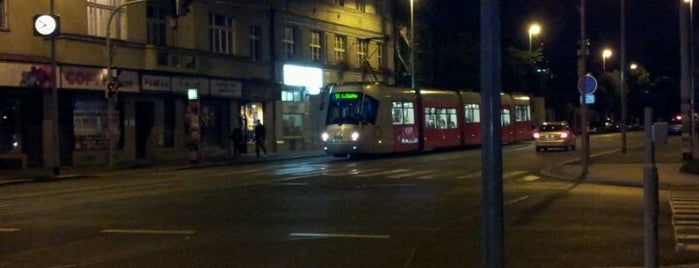 Orionka (tram) is one of Tramvajové zastávky v Praze (díl první).