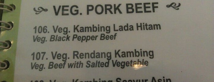 Chang Sow Vegetarian Restaurant is one of Herbivore Badge in Jakarta.