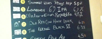Old Red Cow is one of Craft beer places London.