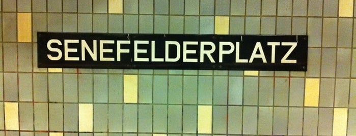 U Senefelderplatz is one of Orte, die Albert gefallen.