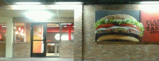 Burger King is one of Orte, die Ronald gefallen.