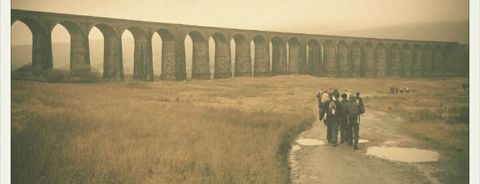 Ribblehead Viaduct is one of Yorkshire Dales.