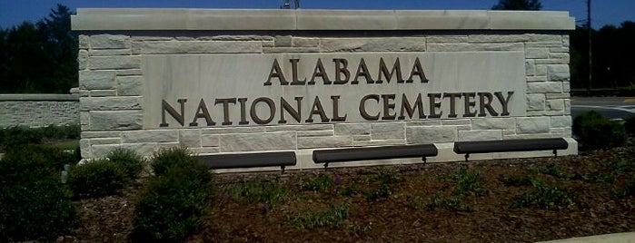 Alabama National Cemetery is one of United States National Cemeteries.