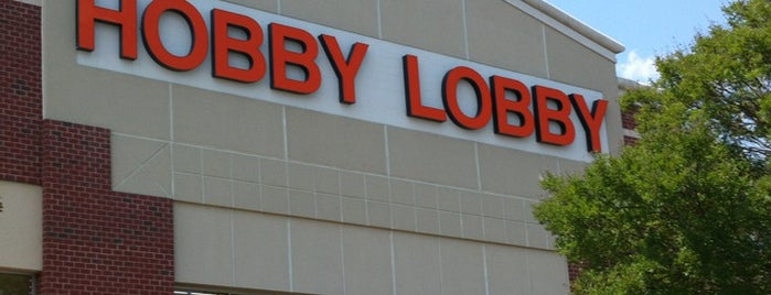 Hobby Lobby is one of Places to go.