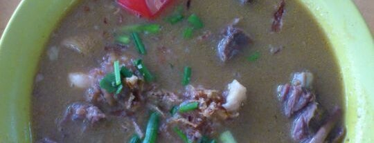 Haji M. Abdul Rajak Stall (Kambing Soup) is one of The 11 Best Places for Tongue in Singapore.