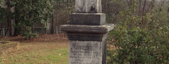 Founders’ Cemetery is one of Visit Roswell, GA.