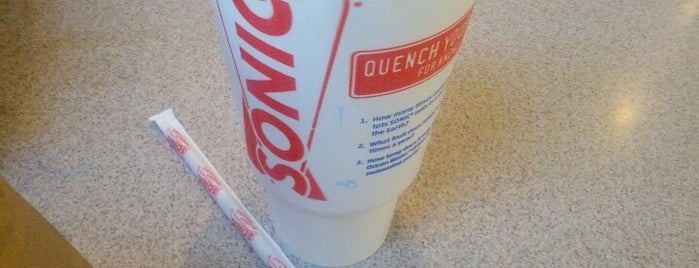SONIC Drive In is one of Favorite Places.