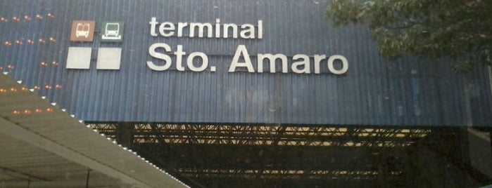 Terminal Santo Amaro is one of สถานที่ที่ Oz ถูกใจ.