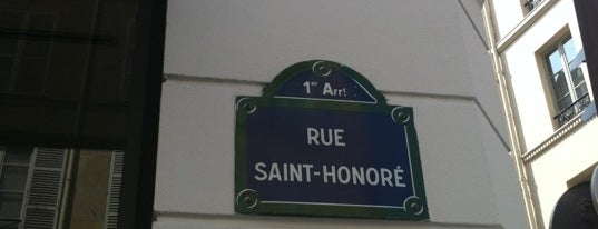 Rue Saint-Honoré is one of Chemin qui mène à mon Cabinet d'Avocat à Paris.