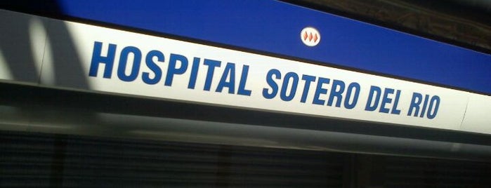 Metro Hospital Sótero del Río is one of Peligroso.