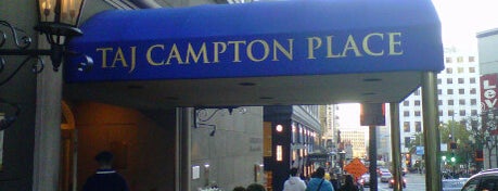 Taj Campton Place is one of san frantastic.