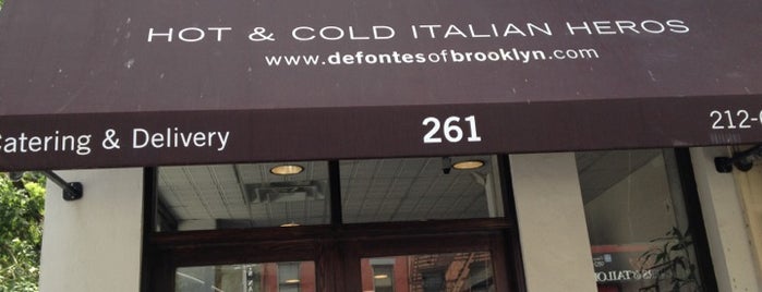 Defonte's of Brooklyn is one of NY.